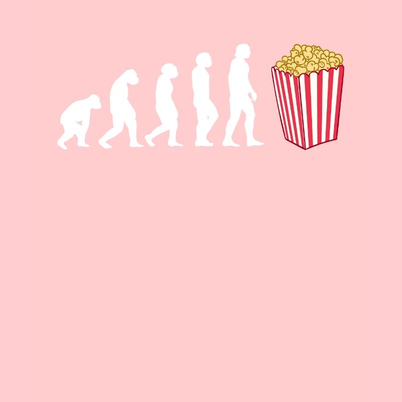 Evolution Popcorn Liebhaber Kino Geschenk