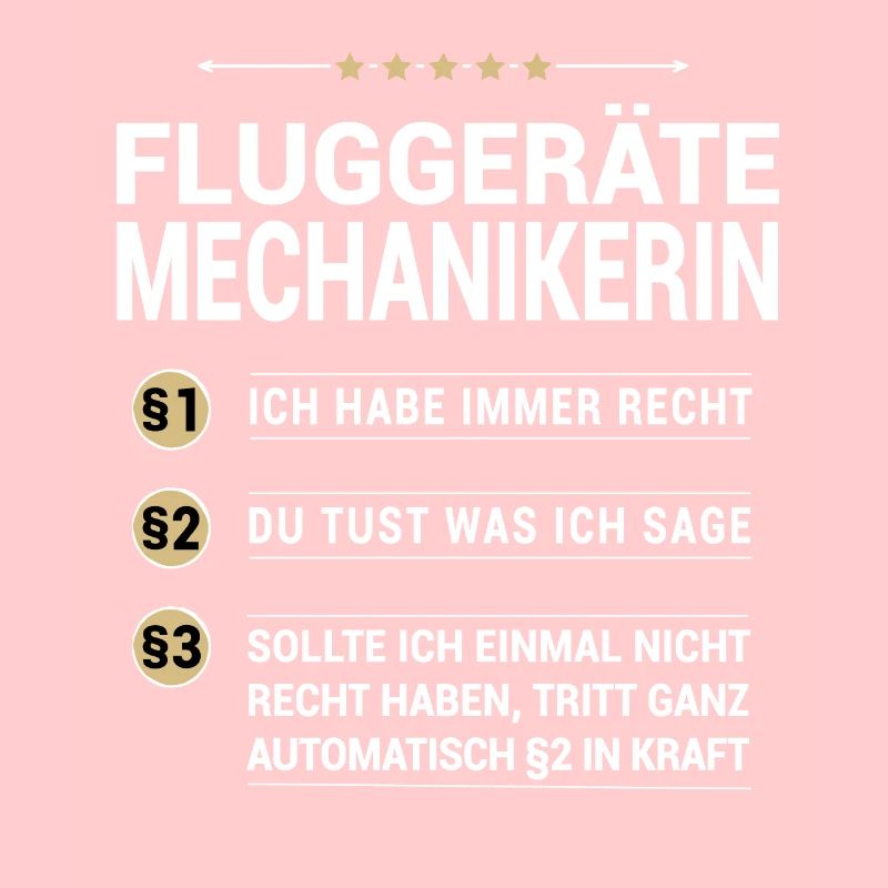 Fluggerätemechanikerin Beruf eigenen Paragraphen