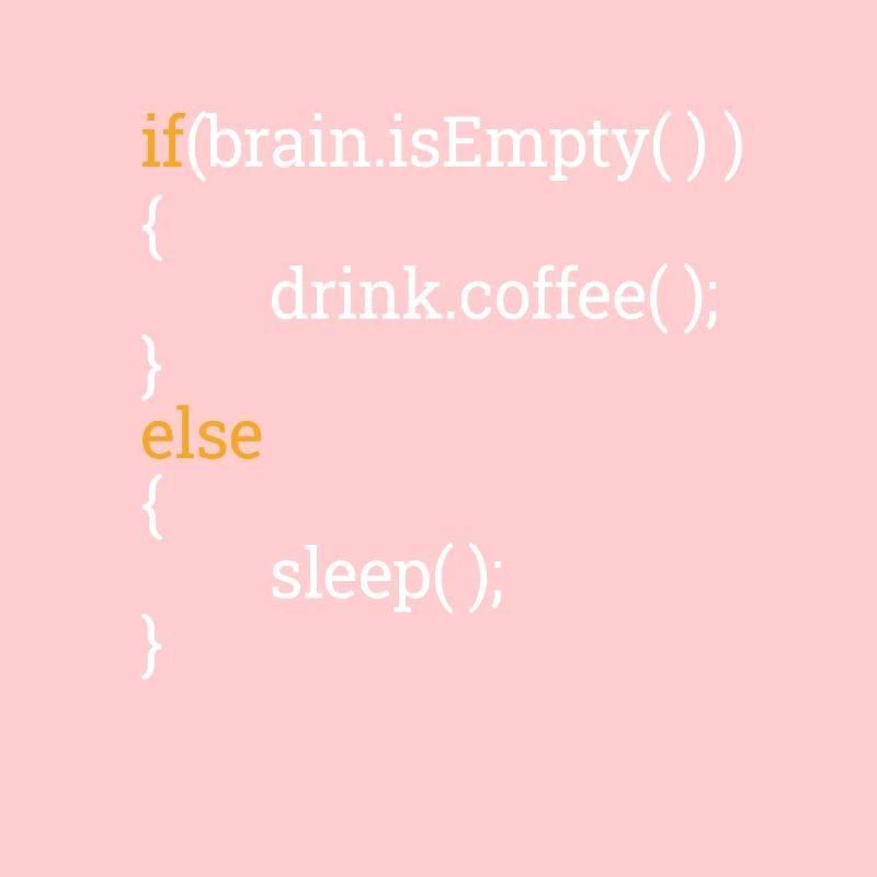 Programmeur Étudiant en informatique Tired Coffee C++