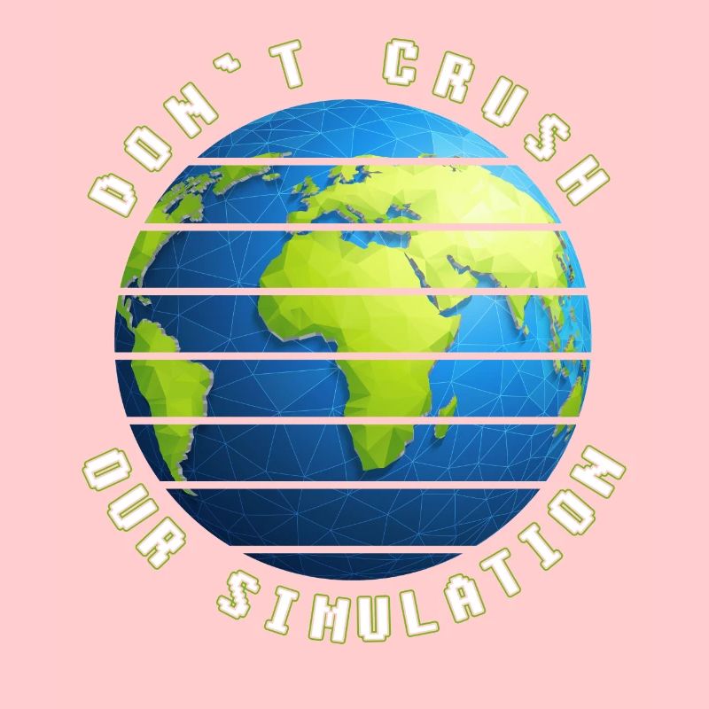 lustig Simulation Theorie Erde Welt Geschenkidee