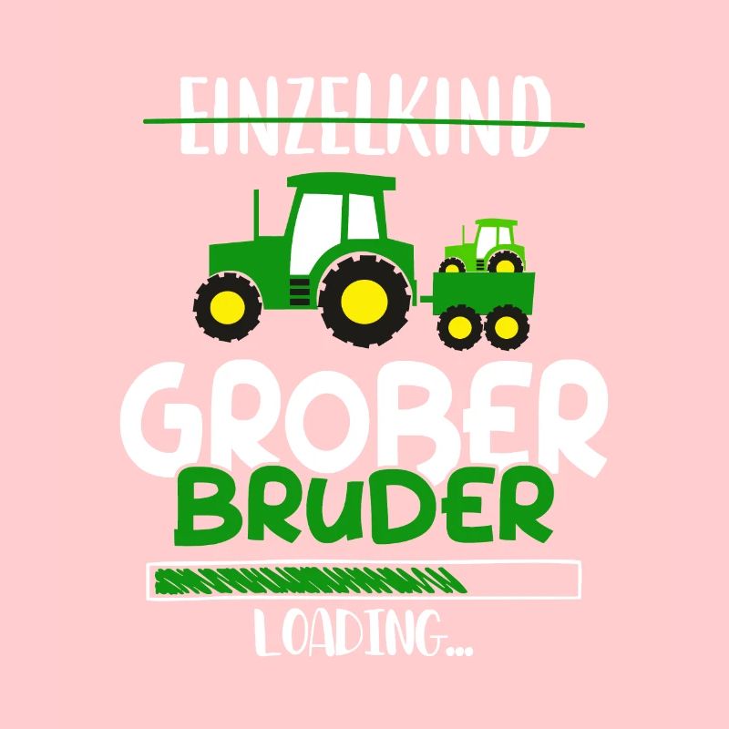 Einzelkind Großer Bruder Loading Traktor