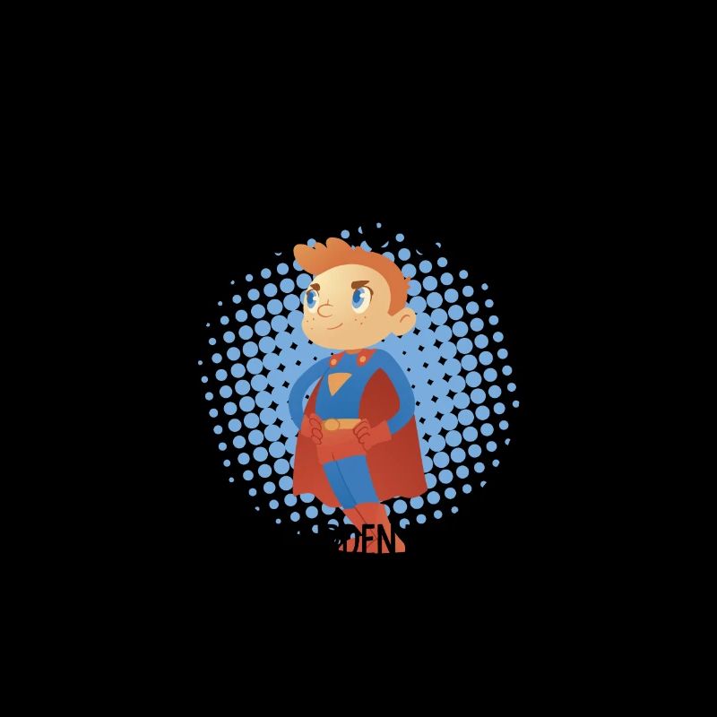 Echte Superhelden wurden im Juli geboren Junge