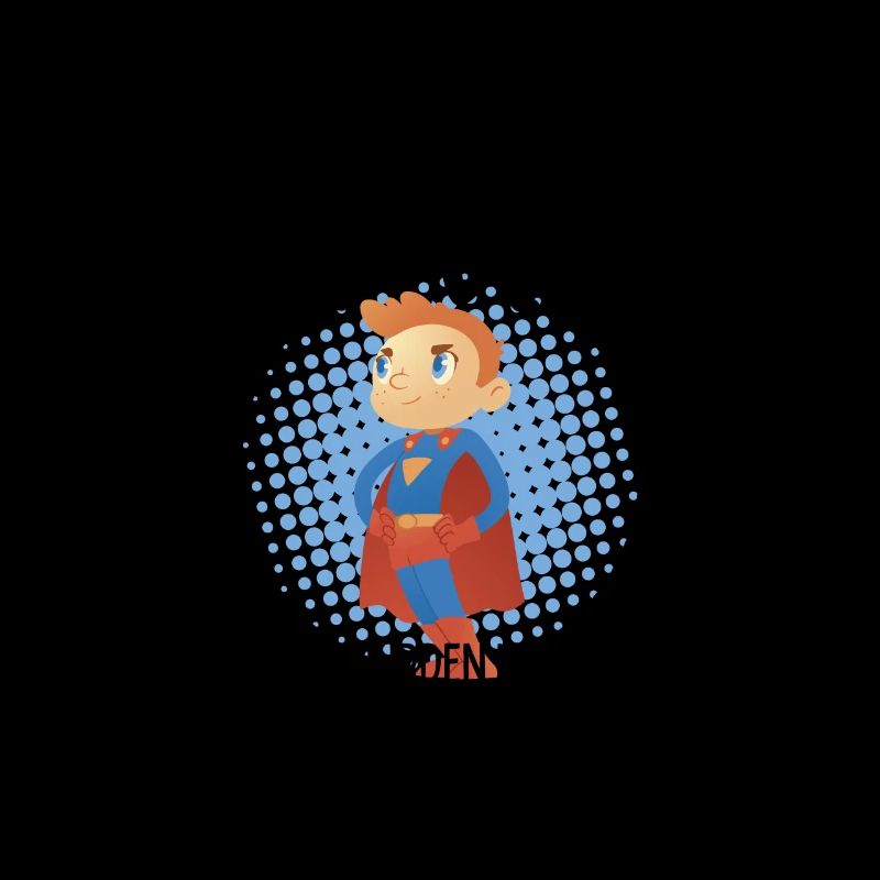 Echte Superhelden wurden im Juni geboren Junge