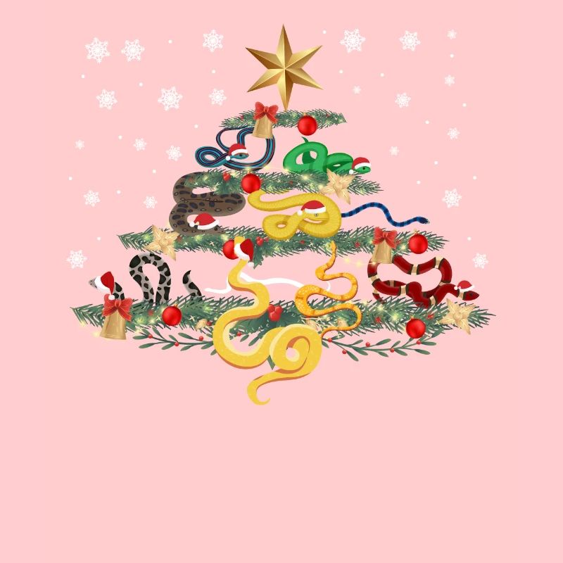 Snake Serpent Christmas Tree
