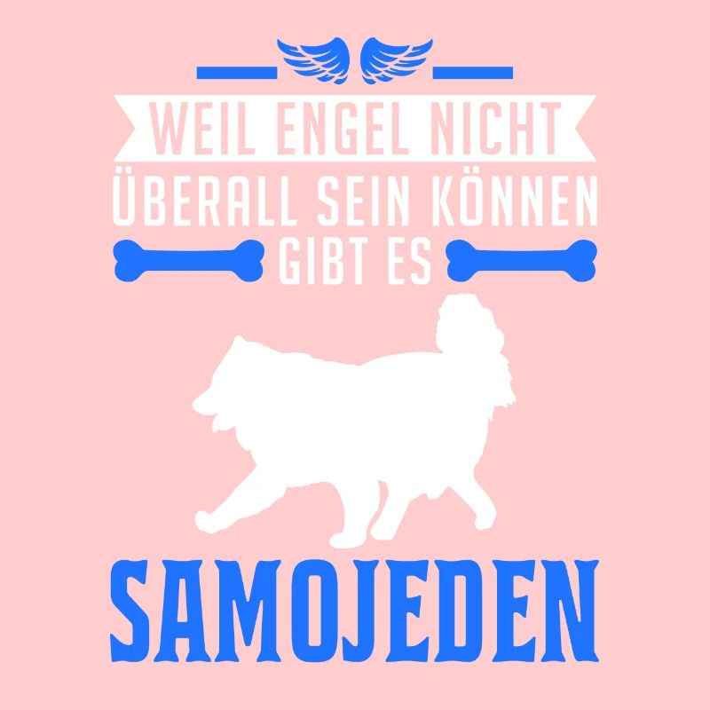 Samojede Engel Schlittenhund