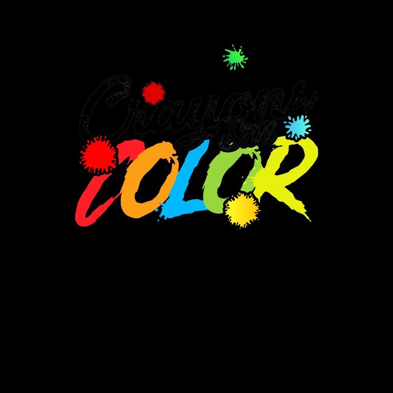 Crayons cassés encore de couleur - Positivity ADHD Hope