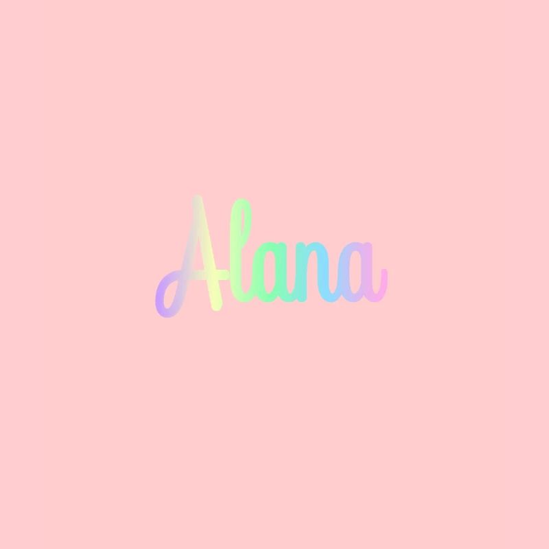 ALANA Rainbow Cursive minimaliste