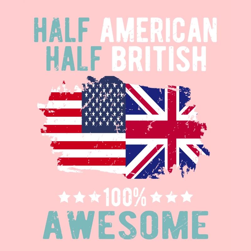 Moitié américain moitié britannique