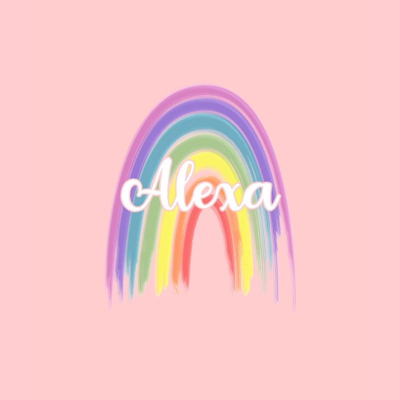ALEXA Rainbow Cursive