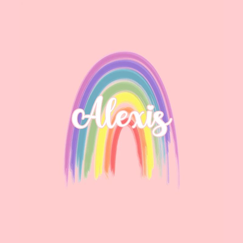 ALEXIS Rainbow Cursive