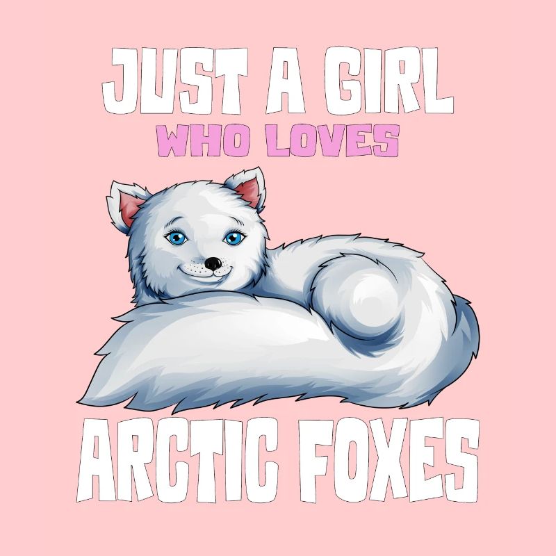 Fuchs Arctic Fox Mädchen Frauen Liebhaberdesign