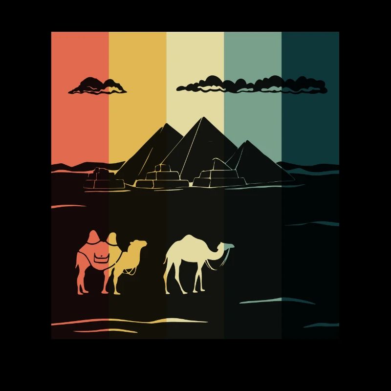 Camel Giza Pyramid Egypt Sphinx Anubis