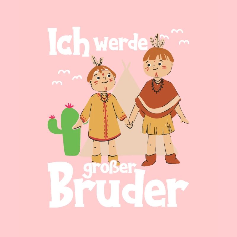 Werde großer Bruder Indianer Geschenkidee