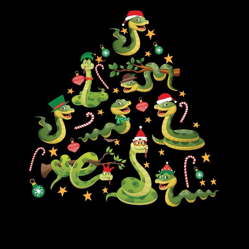 Snake Serpent Christmas Tree
