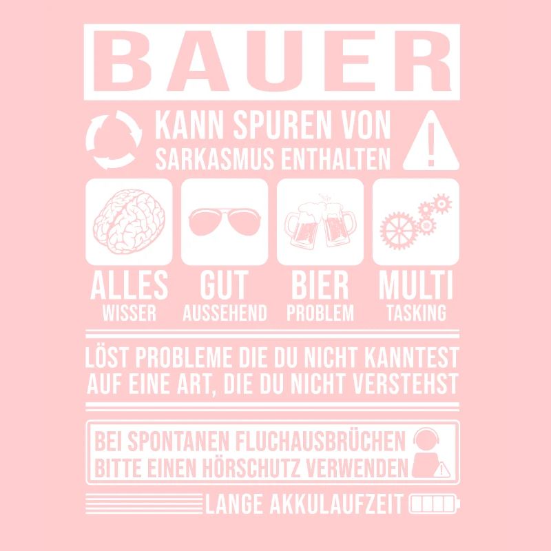 Bauer Spruch lustig