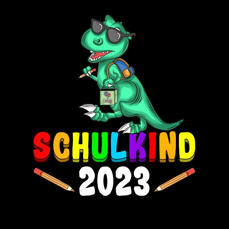 Einschulung Dinosaurier Schulkind 2023 1. Klasse