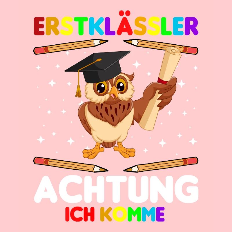 Erstklässler Schulkind Einschulung Eule