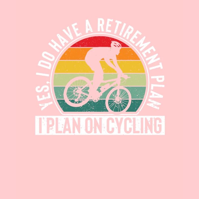 Radfahrer Ja, ich habe einen Ruhestandsplan