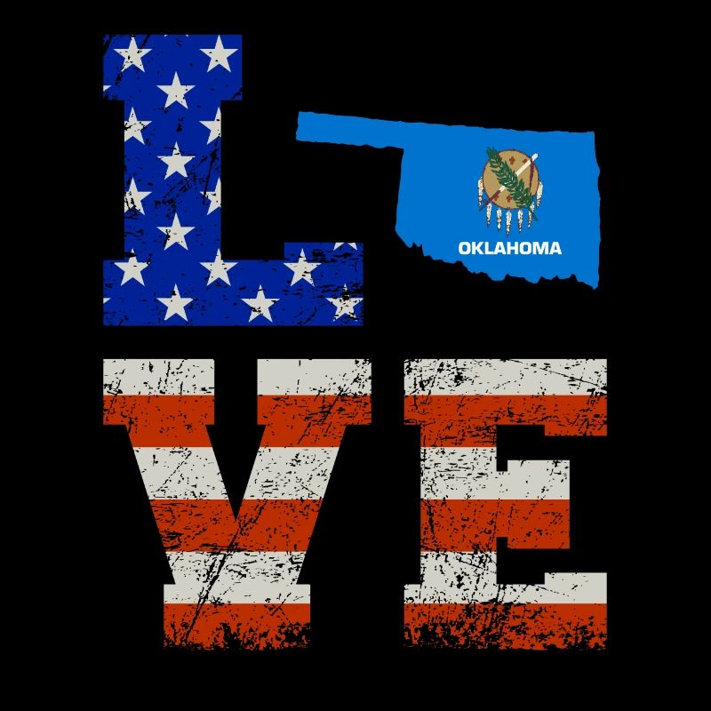 Liebes oklahoma-geschenk