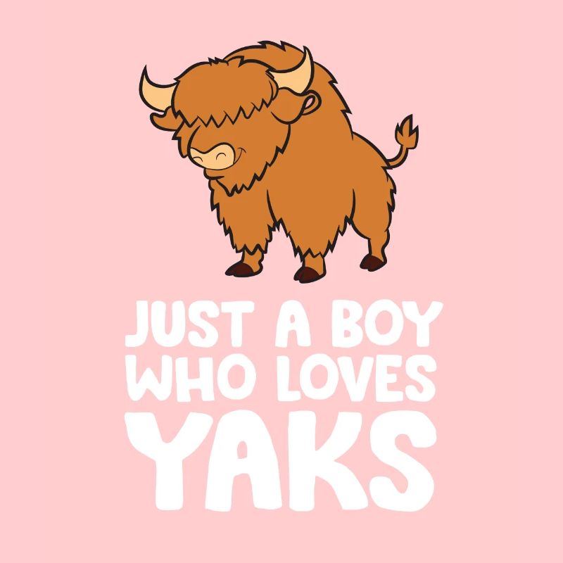 Nur ein Junge, der Yaks liebt