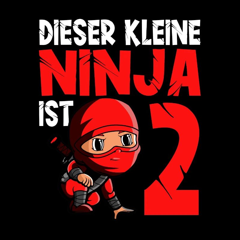 Kostüm Ninja 2. Geburtstag Junge