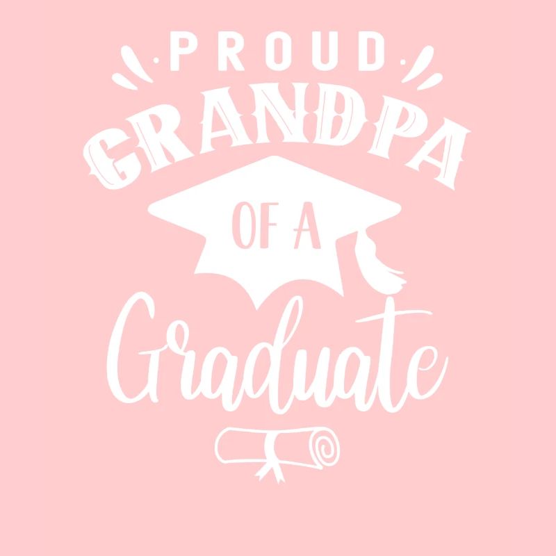 Stolzer Großvater Eines Absolventen Absolvent