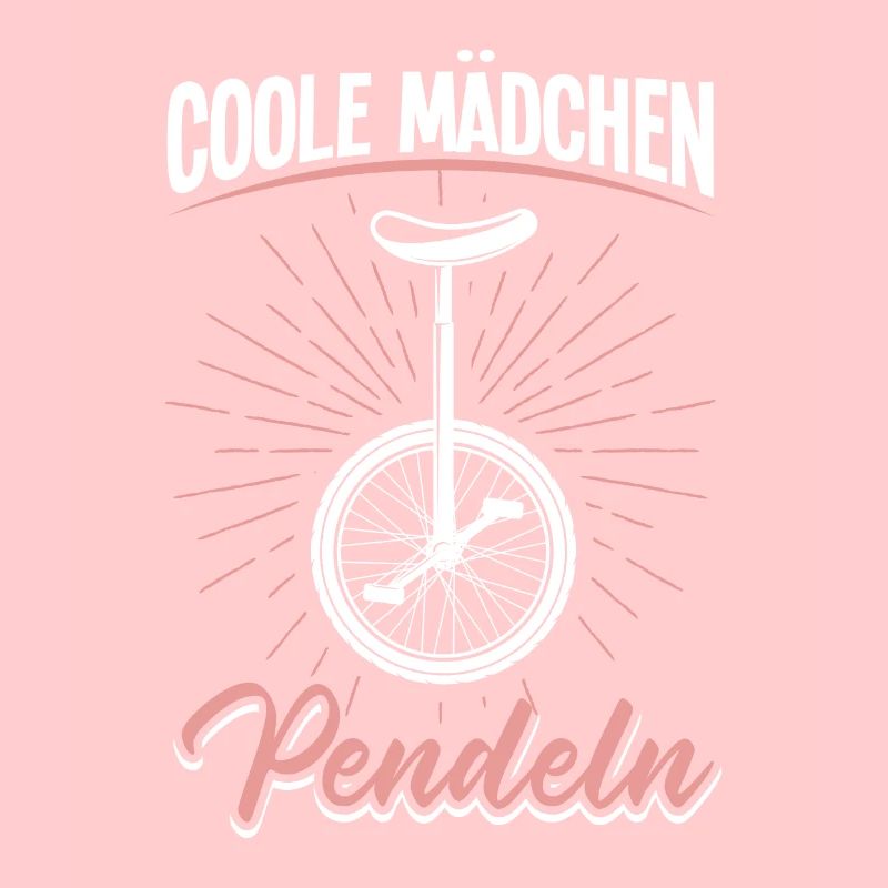 Coole Mädchen pendeln Kinder Einrad