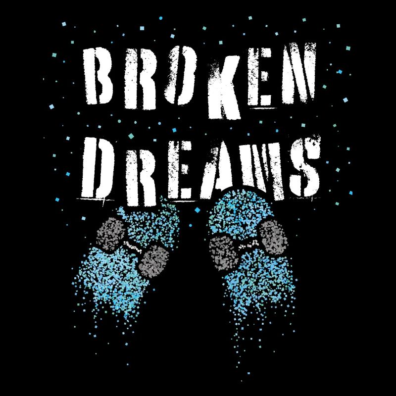Broken Dreams Skater Skateboard Halfpipe Skatepark