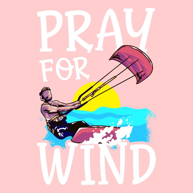 Kitesurfer Pray For Wind Kitesurfen