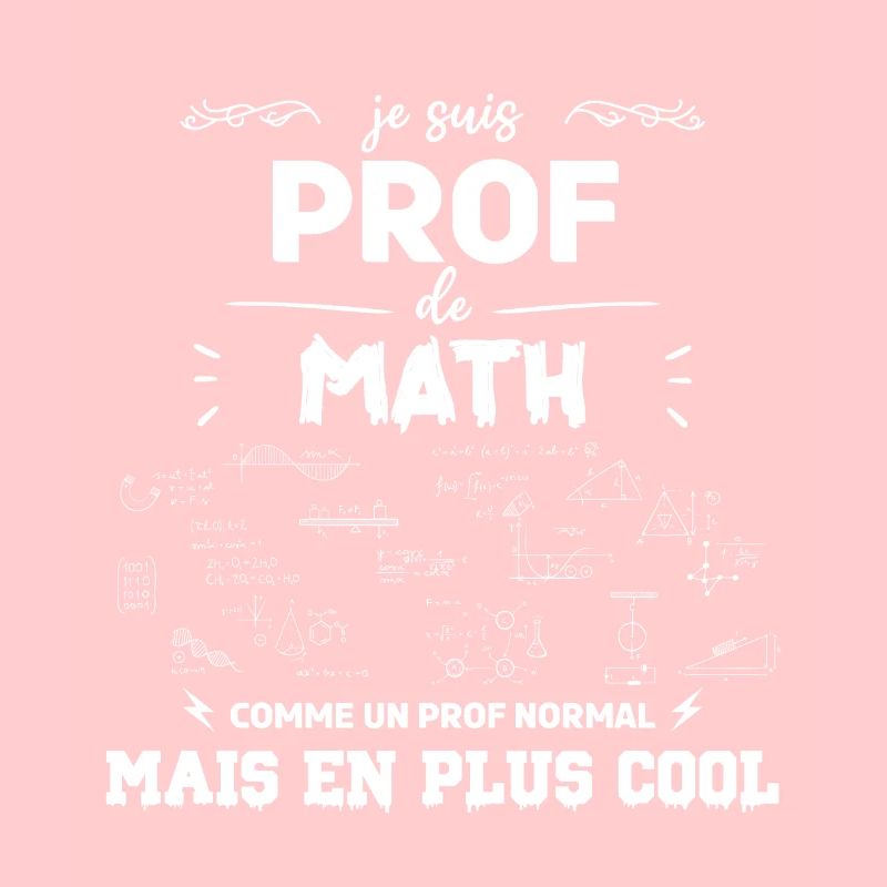 je suis prof de maths