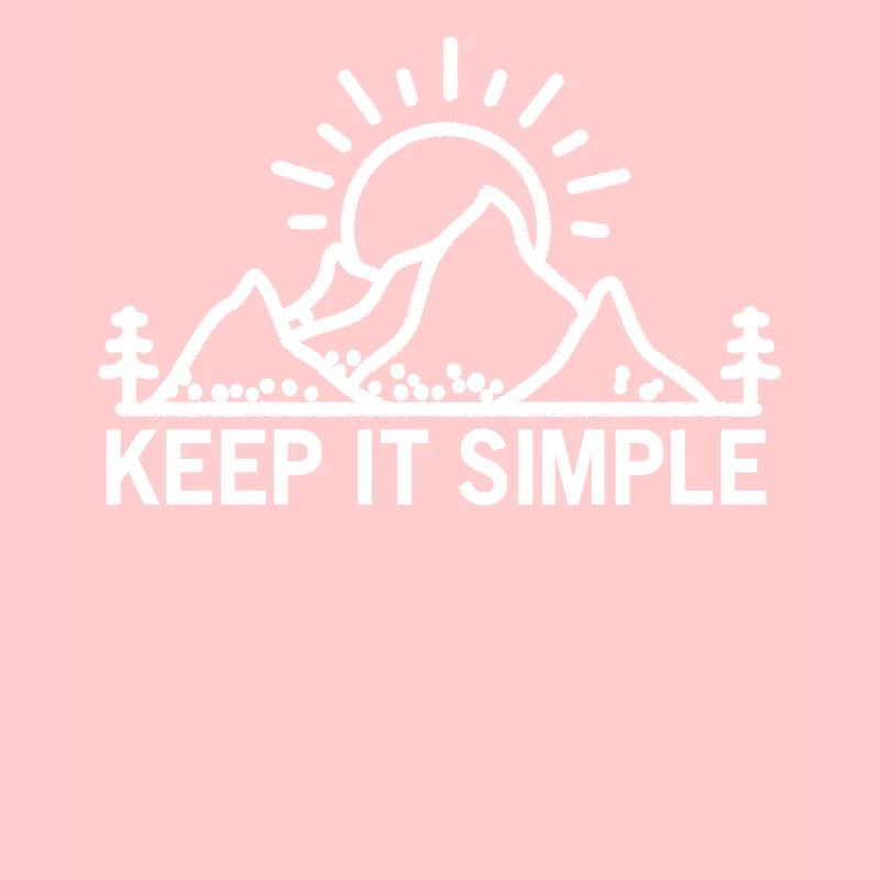 Keep It Simple Line Art Minimalist