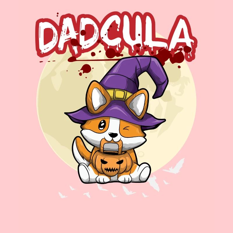 Dadcula Dracula Vampire Dad Funny Halloween Party