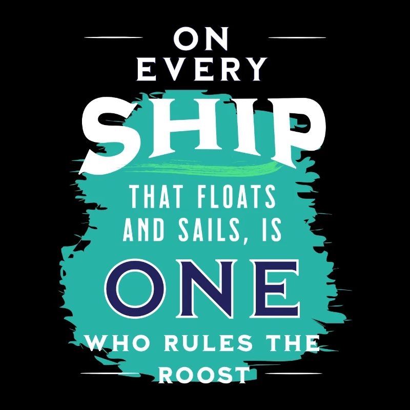 sail boat sailor skipper command captain gift