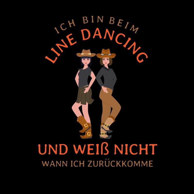 Ich bin beim Line Dancing