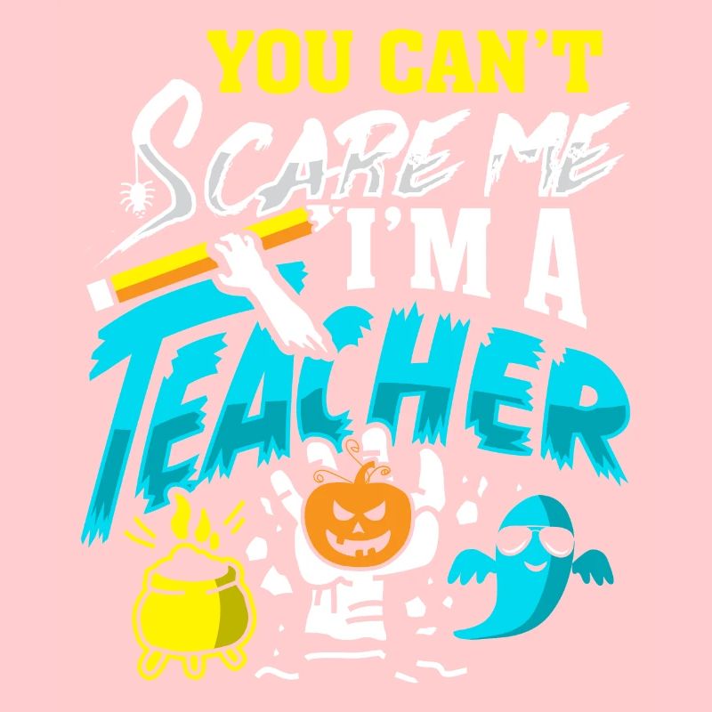 Du kannst nicht erschrecken Ich bin ein Lehrer Halloween Kostüm