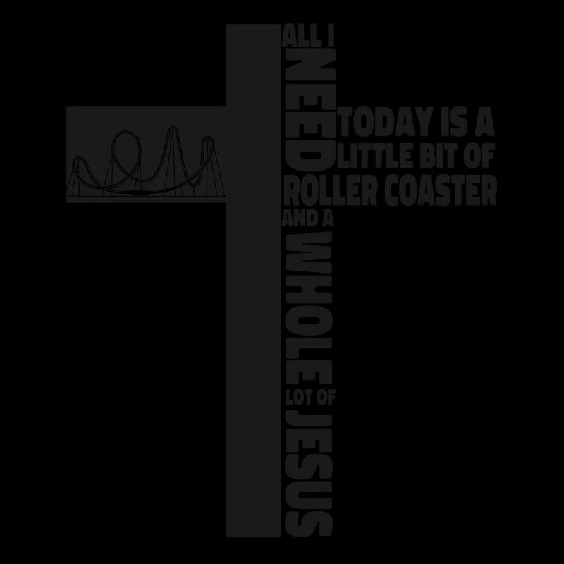 Roller Coaster Cross Christian
