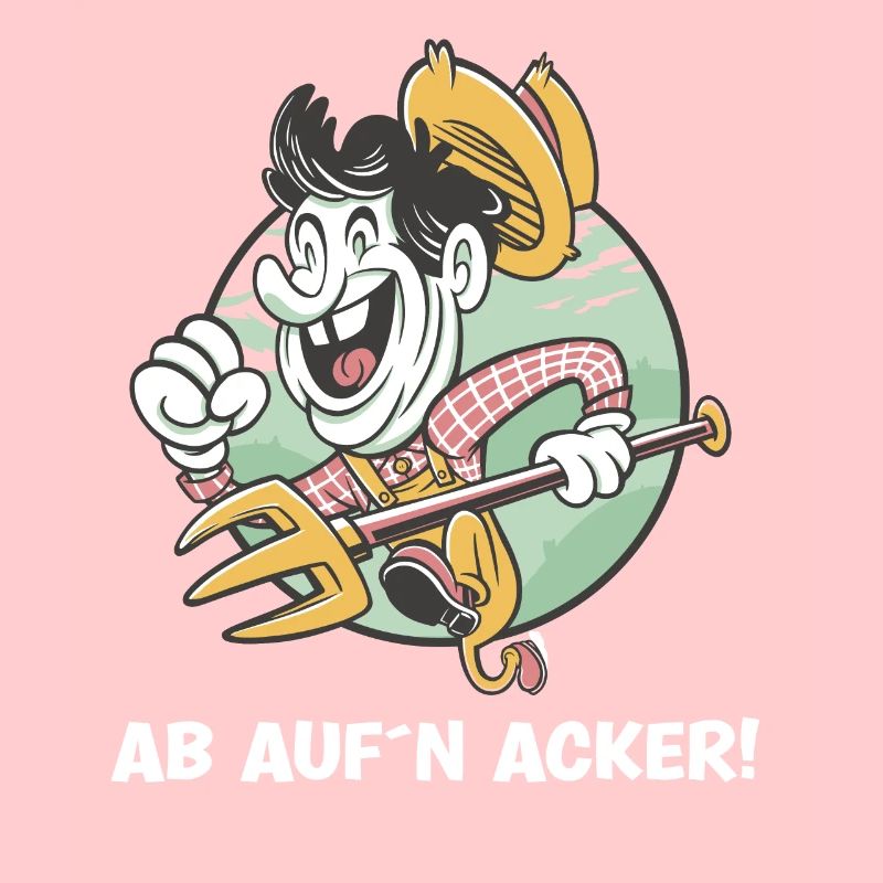 Bauer Landwirt Ab auf´n Acker Ernte Getreide Mais