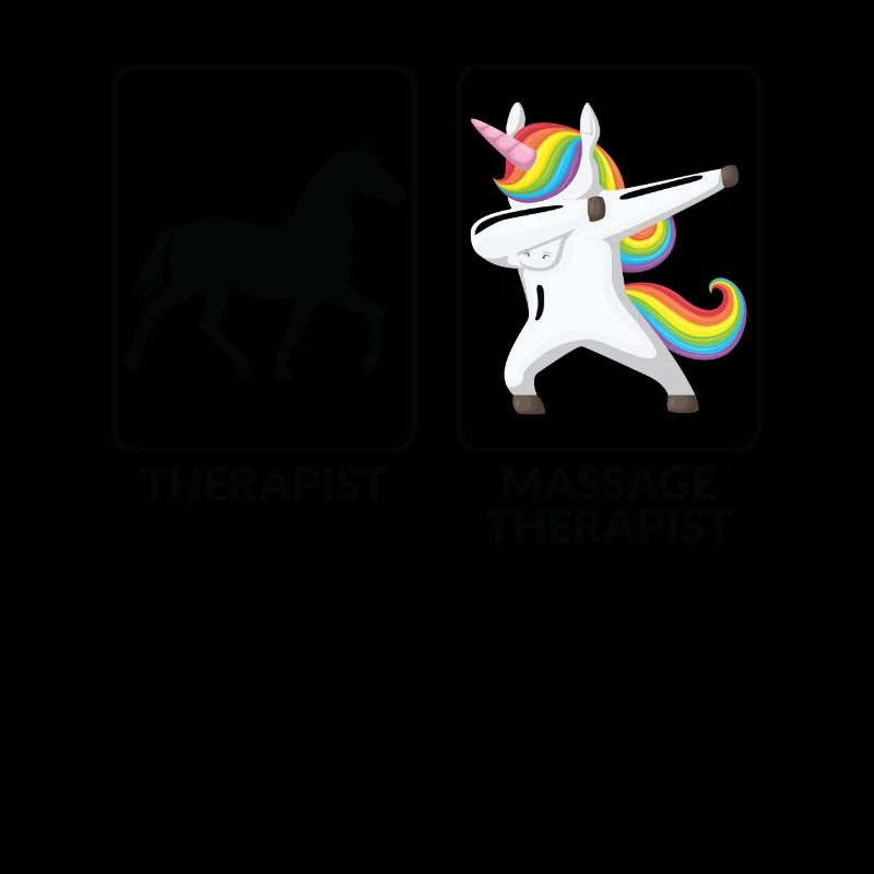 Lustige Massagetherapeutin