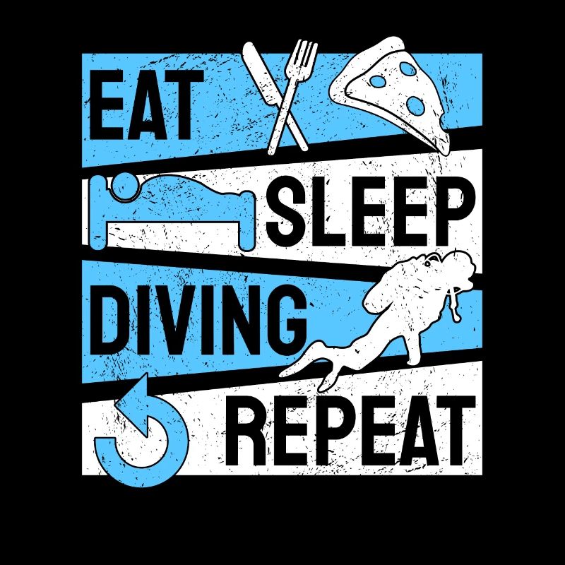 Diving Diver Diver Eat Sleep Diving Repeat
