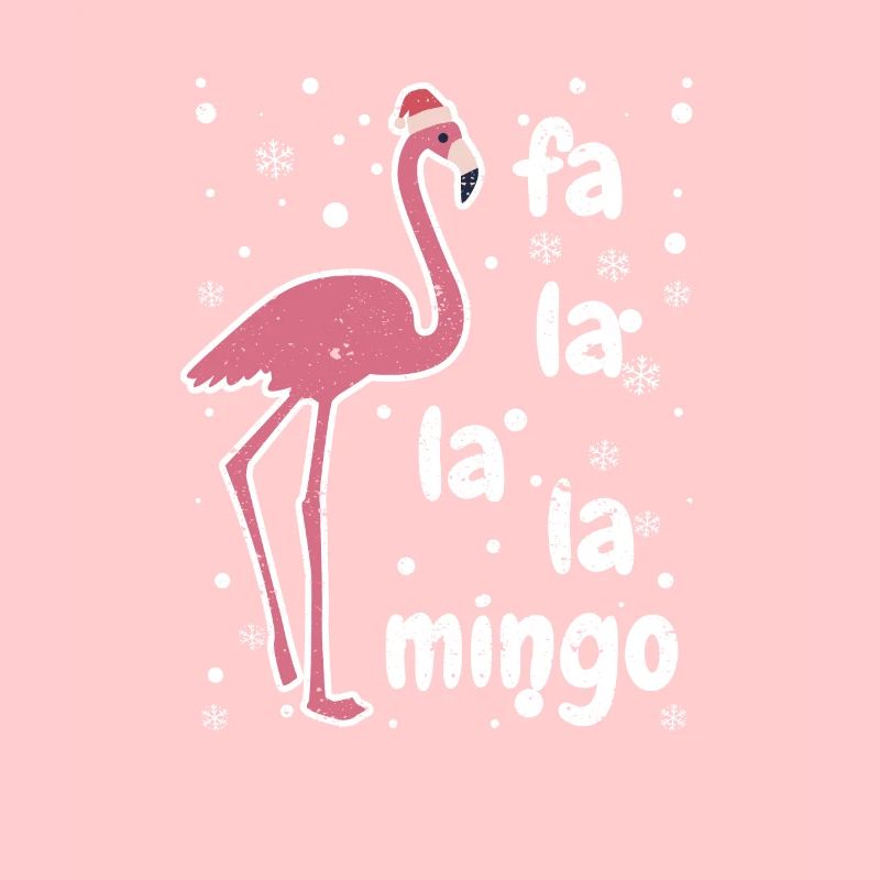 Fa La Mingo Funny Christmas Flamingo Lover