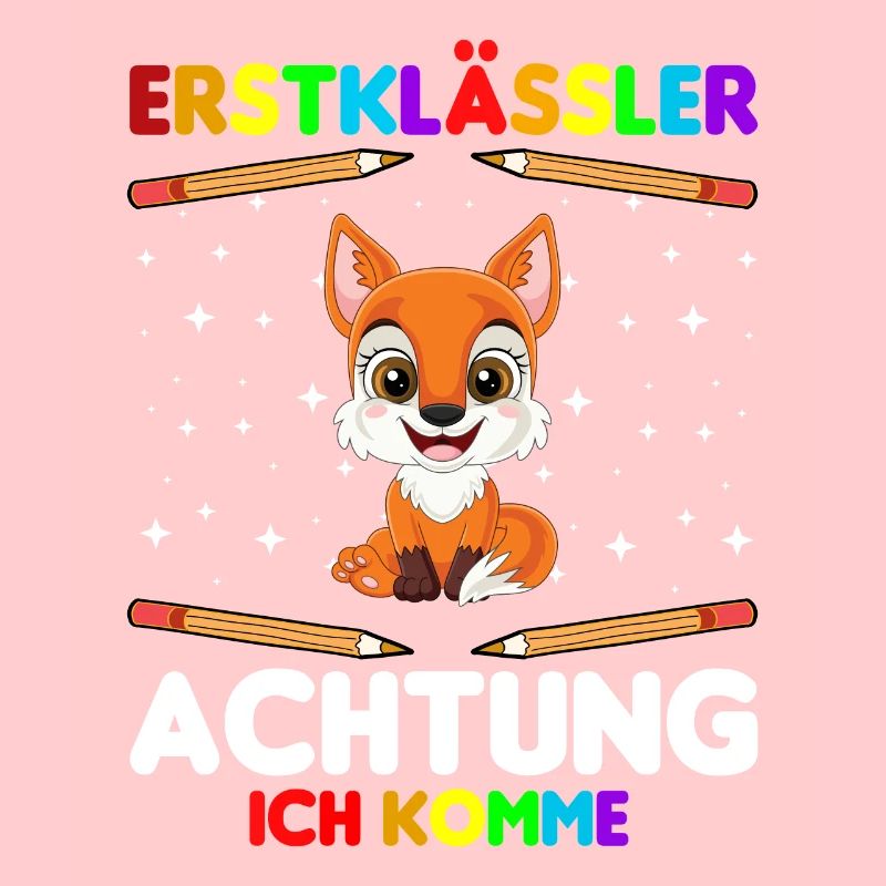 Erstklässler Schulkind Einschulung Fuchs