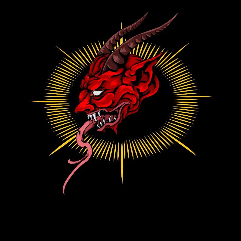 Teufel Teufelchen Pentagramm