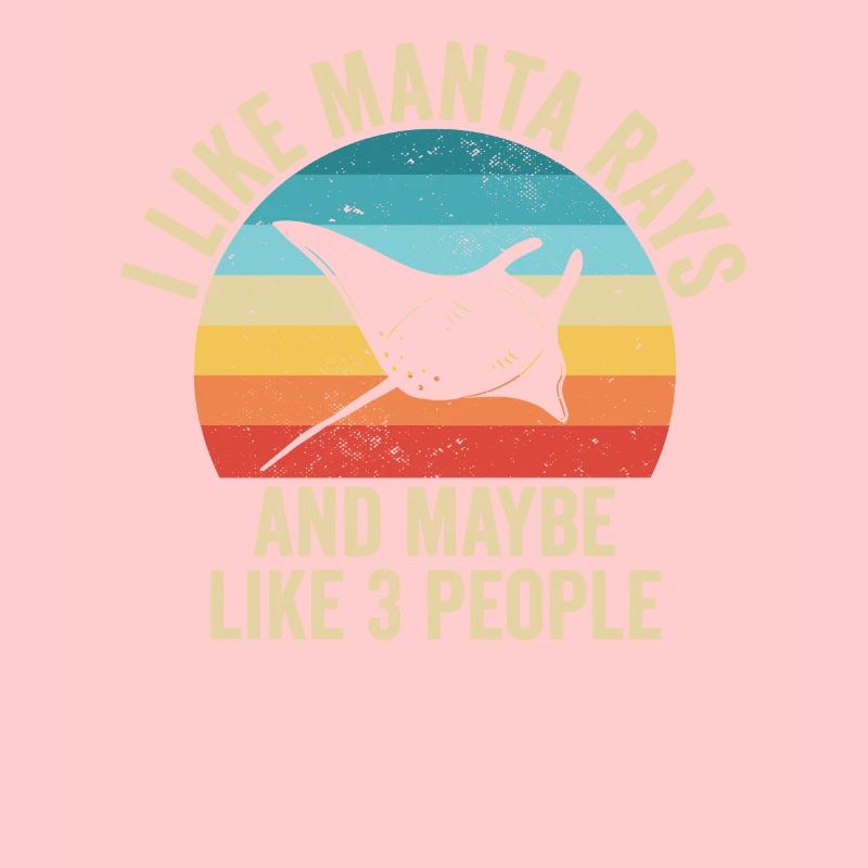 Ich liebe Les Raies Mantas De Mers Gift Funny