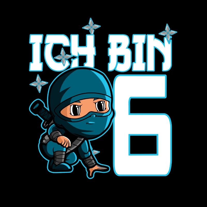 Kostüm Ninja 6. Geburtstag Junge