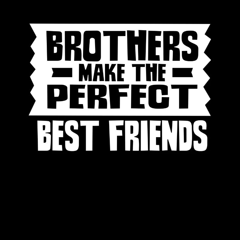 Brüder Sind Die Perfekten Besten Freunde Freund