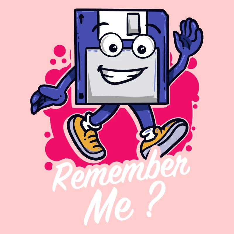 Programmeur Retro-diskette Disquette