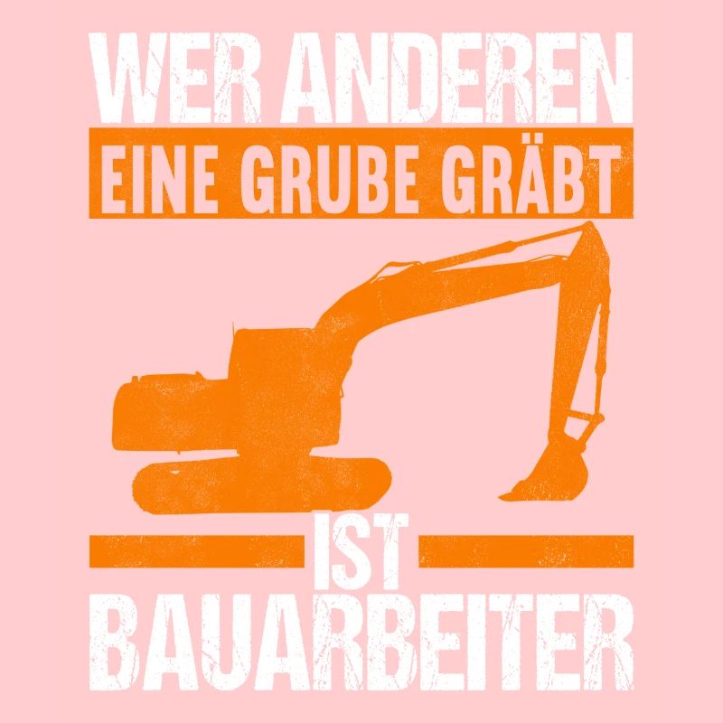 Baustelle Bagger Baggerfahrer