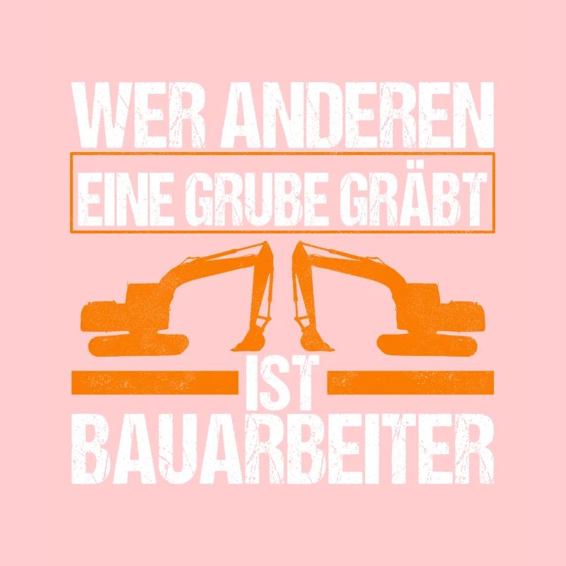 Baustelle Bagger Baggerfahrer