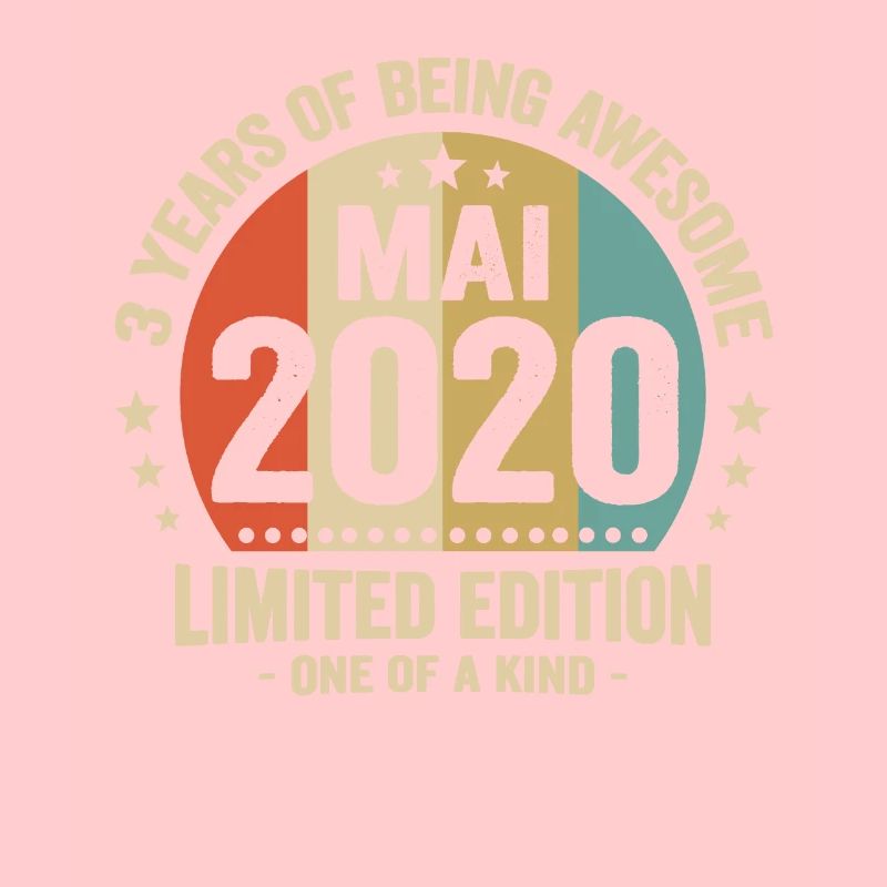 May 2020 3 Years Anniversary Vintage Gift Idea