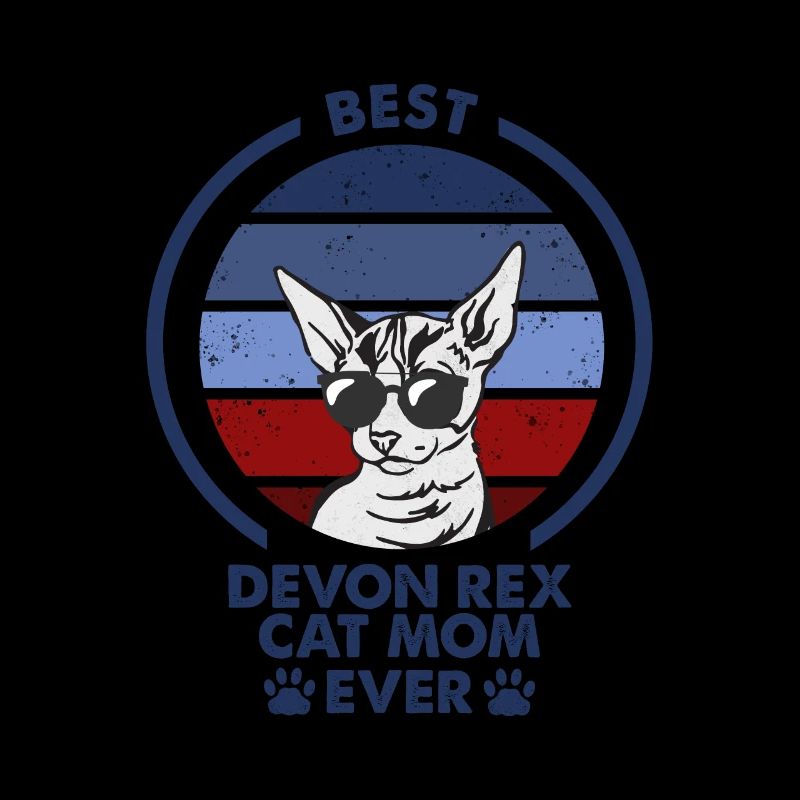 Maman chat - Devon Rex Chat